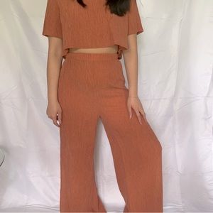 MINKPINK Terra Cotta Two Piece Set